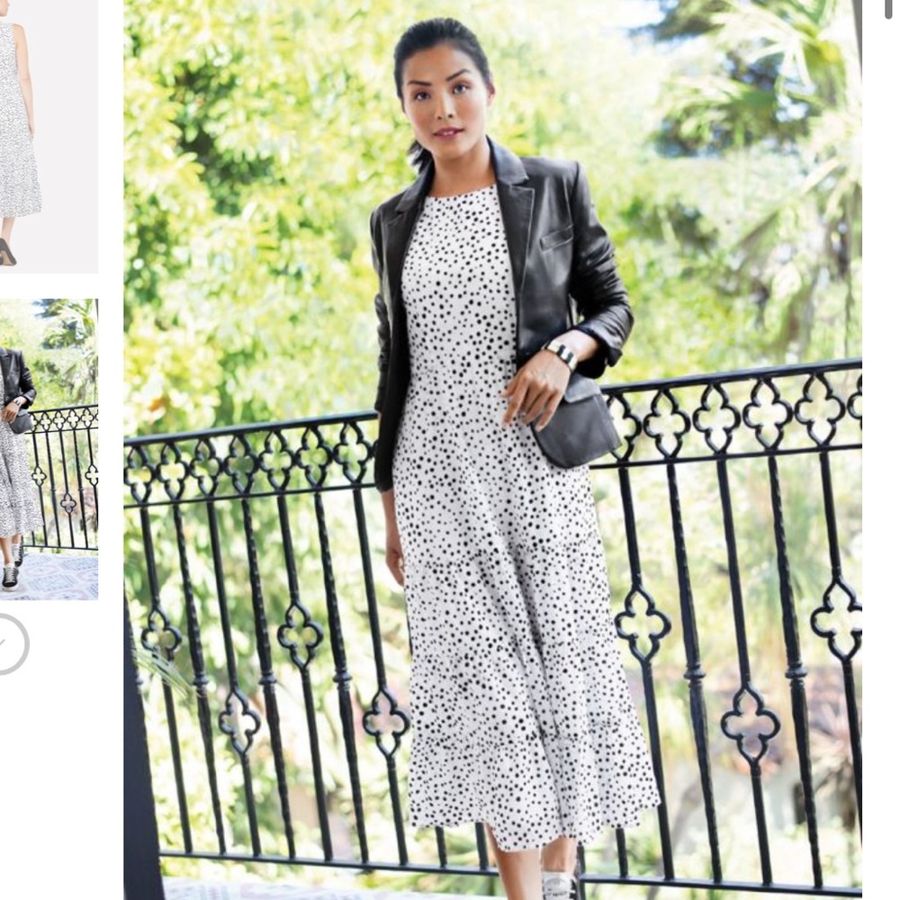 NWT BB Dakota Something About Dots Midi Dress- M